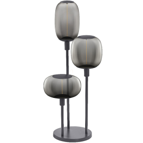   Osram Decor Stick Floor DIM – Állólámpa 3xE27 foglalattal, fázishasításos dimmerrel, sötétszürke, modern minimál design, acél ház, 780 mm