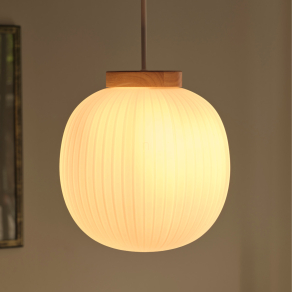   Osram Decor Glass Lantern függesztett lámpa, fa hatású 1xE27 foglalattal