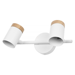   Osram LED Spot Stamp karos mennyezeti spot lámpa 2xGU10 foglalattal, fa hatású