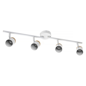   Osram LED Spot Stamp karos mennyezeti spot lámpa 4xGU10 foglalattal, fa hatású