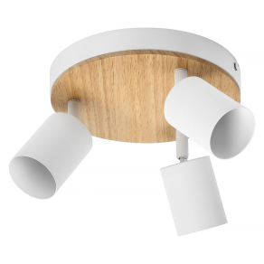   Osram LED Spot Wood Line mennyezeti spot lámpa 3xGU10 foglalattal, fa hatású