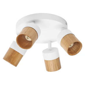   Osram LED Spot Half Wood Line mennyezeti spot lámpa 4xGU10 foglalattal, fa hatású