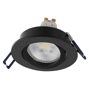   Osram Spot Set Recess süllyesztett spot lámpa szabályozható GU10 LED fényforrással, billenthető, fekete - 3 darabos