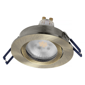   Osram Spot Set Recess süllyesztett spot lámpa szabályozható GU10 LED fényforrással, billenthető, zöld réz - 3 darabos