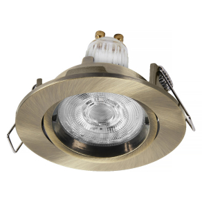   Osram LED Spot Set Recess Twistlock GU10 süllyesztett spot lámpa, GU10 foglalattal, sárgaréz