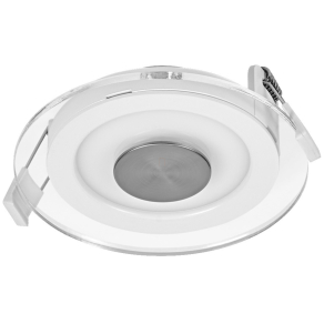   Osram LED Spot Acrylic Clean – Süllyeszthető LED mennyezeti spotlámpa tiszta akril burkolattal, 6W, 240lm, 2700K melegfehér, IP20, fehér