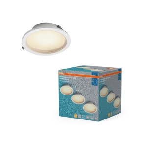   Osram LED Downlight Set IP44 fürdőszobai süllyesztett LED spot lámpa, 18W, 1800 lm, 3000K - 3 darabos
