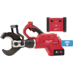   Milwaukee M18 hidraulikus kábelvágó, föld alatti, távvezérlővel 2x5.0Ah akkuval, töltővel M18 HCC75R-502C 4933459271