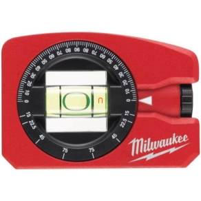   Milwaukee mágneses zseb vízmérték szögmérővel 8cm (4932459597)