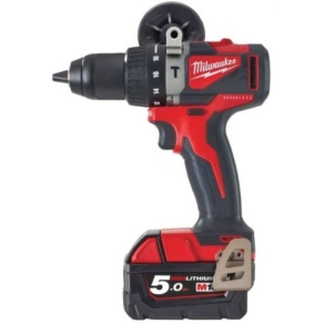   Milwaukee M18 ütvecsavarozó szénkefe nélküli 2x5.0Ah akkumulátorral, töltővel, kofferrel M18 BLPD2-502X 4933464517