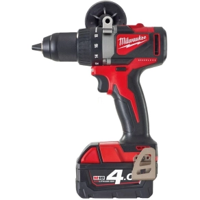   Milwaukee M18 fúrócsavarozó szénkefe nélküli 2x4.0Ah akkumulátorral, töltővel, kofferrel M18 BLDD2-402X 4933464559