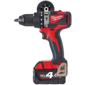   Milwaukee M18 ütvefúró-csavarozó szénkefe nélküli 2x4.0Ah akkumulátorral, töltővel, kofferrel M18 BLPD2-402X 4933464560