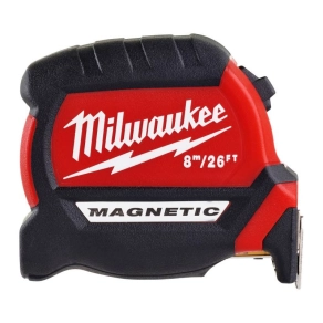   Milwaukee Prémium mágneses mérőszalag 8 m / 26 láb / 27 mm 4932464603