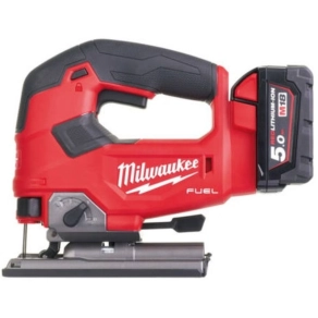   Milwaukee M18 szúrófűrész 2x5.0Ah akkumulátorral, 59 perces töltővel, kofferrel M18 FJS-502X 4933464727