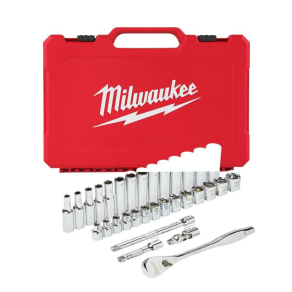   Milwaukee 3/8 racsnis dugókulcs készlet metrikus (32 részes) 4932464945