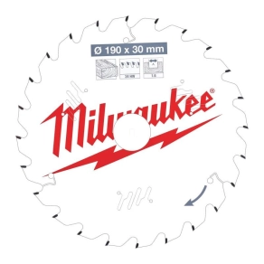   Milwaukee körfűrészlap (akkumulátoros géphez) 190/30 4932471300