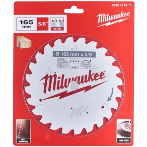   Milwaukee körfűrészlap (akkumulátoros géphez) 165/61/2col / 15,87/5/8col / 24 4932471311