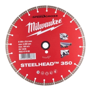 Milwaukee gyémánt vágótárcsa STEELHEAD 350 4932471988