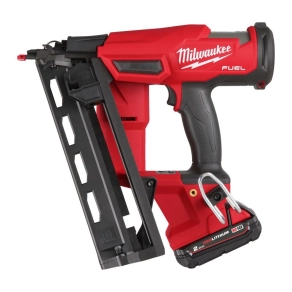   Milwaukee M18 FN16GA-202X M18 Fuel 16 GA szerkezetépítő szegbelövő 2 x 2.0 Ah, gyorstöltő, kofferrel 4933478092