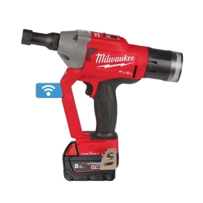   Milwaukee M18 ONEFLT-502X M18 Fuel zárógyűrűs szegecshúzó ONE-KEY funkcióval 2 x 5.0 Ah akkuval, gyorstöltővel, kofferrel 4933478638