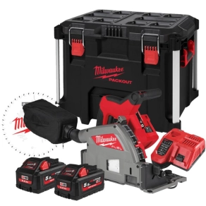   Milwaukee M18 FPS55-552P 55 mm merülő körfűrész fához és műanyaghoz, Packoutban 4933478778