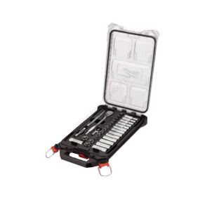   Milwaukee 1/4colracsnis dugókulcs készlet metrikus (28részes) Packout keskeny 4932478812