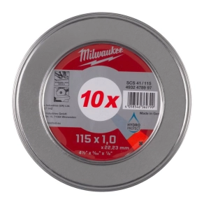   Milwaukee vágókorong fémhez 115X1 Pro+ /fém dobozban 10 db 4932478997