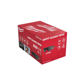   Milwaukee védőszemüveg sötétített, párásodásmentes nagy kiszerelésű (144 db/cs) 4932479025