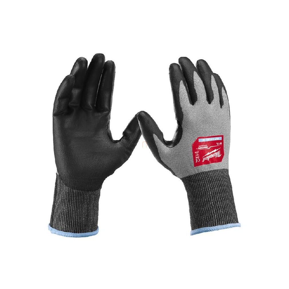 Milwaukee vágásbiztos kesztyű Hi-Dex Cut B/2 vágási szint, 8/M 4932480492