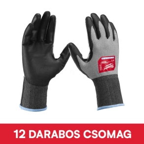   Milwaukee vágásbiztos kesztyű Hi-Dex Cut B/2 vágási szint 10/XL - 12 pár 4932480509