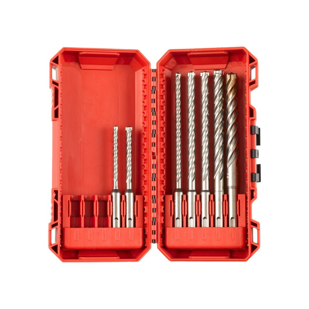 Milwaukee MX4 SDS-Plus 4 élű fúrószár készlet (I. sz.) 7 részes  4932492113