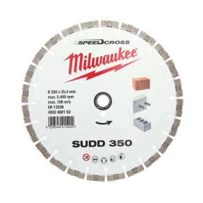 Milwaukee gyémánt vágótárcsa SUDD 350 mm 4932492153