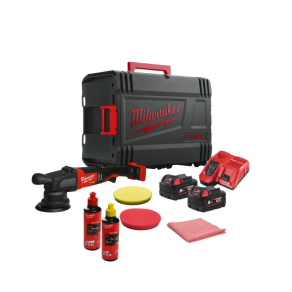   Milwaukee M18 FROP15-502XKIT M18 Fuel excenteres polírozó 15 mm-es rezgőkörrel 2 x 5.0 Ah akku, gyorstöltő, koffer 4933492352