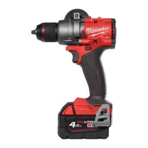   Milwaukee M18 FDD3-402C M18 Fuel fúrócsavarozó 2 x 4.0 Ah akku, intelligens töltő, koffer 4933492472