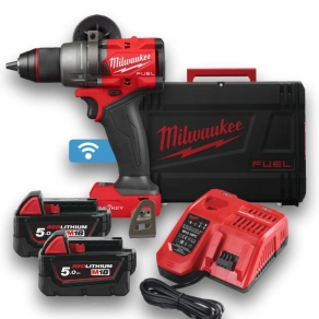   Milwaukee M18 ONEDD3-502X M18 Fuel ONE-KEY fúrócsavarozó 2 x 5.0 Ah akku, gyorstöltő, kofferrel 4933492802