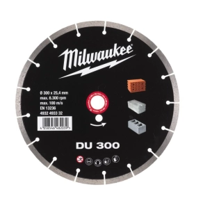 Milwaukee gyémánt vágótárcsa DU 300 mm 4932493332