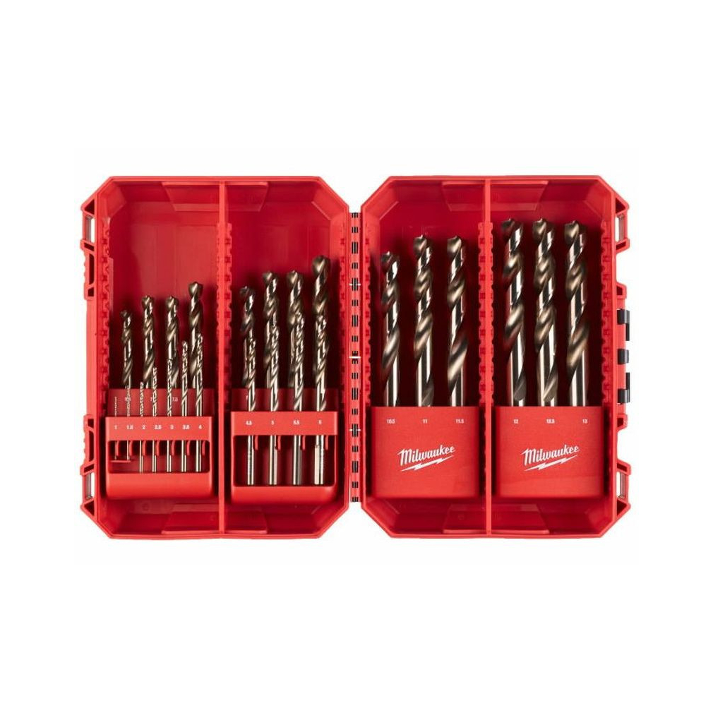 Milwaukee Red Cobalt –  HSS-G Co fémfúró készlet (25 részes) 4932493868