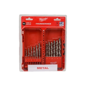   Milwaukee Fém fúrók készlet HSS-G /1-10mm(19 részes) 4932493869