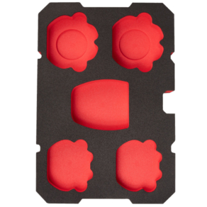   Milwaukee üres habbetét 4x présgyűrűhöz+RJ adapterhez 4932498248