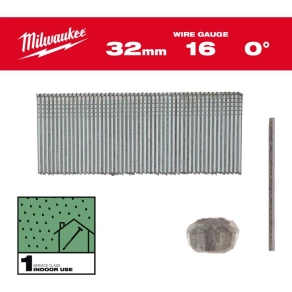   Milwaukee Finish szegek, fejnélküli, galvanizált 16 Gauge, 0° SC1 32 mm (5000 db/cs) 4932498313