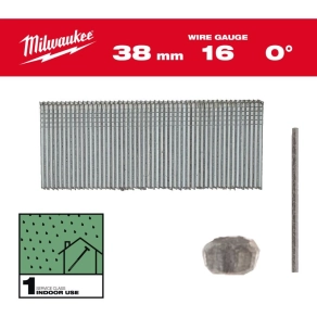   Milwaukee Finish szegek, fejnélküli, galvanizált 16 Gauge, 0° SC1 38 mm (2500 db/cs) 4932498314