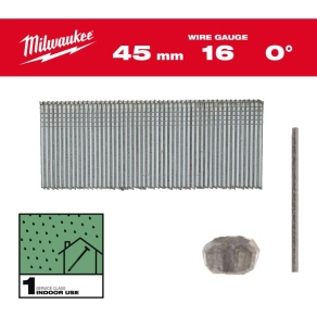   Milwaukee Finish szegek, fejnélküli, galvanizált 16 Gauge, 0° SC1 45 mm (2500 db/cs) 4932498315