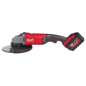   Milwaukee M18 FLAG230XPDB-121C M18 Fuel™ 230 mm nagy sarokcsiszoló hosszú alsó kapcsolóval, akku+töltő+koffer 4933499241