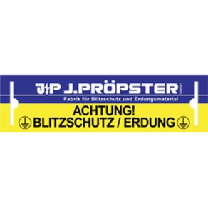   J.Pröpster 102220 Jelzőcímke (Figyelem! Villámvédelem/földelés), PVC Rd 10mm vagy lapos 40x4mm
