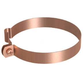   J.Pröpster 111237g csőbilincs bordával M6 csavarral és átmenő menettel (anya nélkül) 120mm Réz