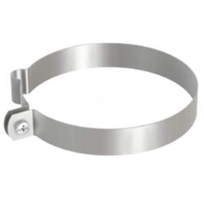   J.Pröpster csőbilincs bordával M6 csavarral és anyával 120mm Alu - 111267