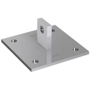 J.Pröpster leszorítólap 100X100mm V2A - 111487