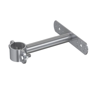   J.Pröpster felfogó oszlop fali tartó Rd 42mm, eltartás 250mm, A típus, V2A - 490552