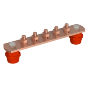   J.Pröpster EPH potenciálkiegyenlítő sín 220/40x5mm, 5 csatlakozó hely, réz - 910009