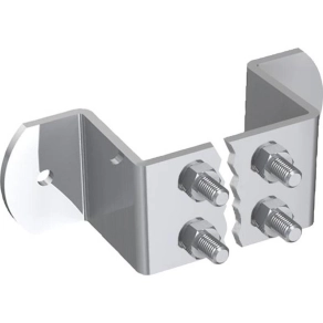   J.Pröpster földelő sín 385/60x5mm, 2x6 csatlakozó hely, StFz, csavarok V2A - 910301